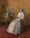 Karl Maria Schuster, Portrait of Amelie Miserowski