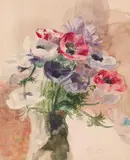 Marie Egner, Bouquet of poppies in a vase