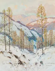 Fritz Lach, Semmering, Rax, 1923, watercolour on paper