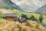 Marie Egner, Cornfield in Gadaunern near Hofgastein