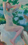 Ernst Stöhr, Female nude outside