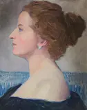 Ernst Stöhr, Portrait of Friedericke Stöhr (the artist's wife)