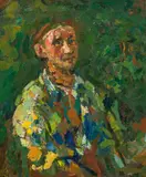Gustav Hessing, Self-portrait, 1947, oil on canvas