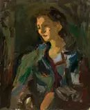 Gustav Hessing, Portrait of a lady, c. 1945, oil on canvas