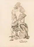 Ludwig Heinrich Jungnickel, Two monkeys
