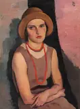 Karl Hauk, Dolly, 1930, oil on cardboard