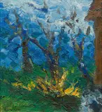 Karl Stark, Landscape with trees