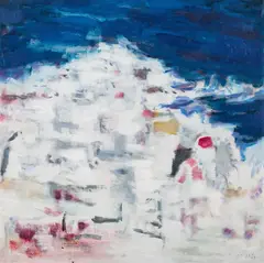 Carl Unger, Mykonos I, 1969, oil on canvas