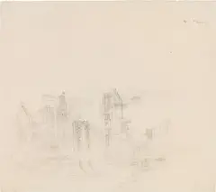 Wilhelm Thöny, New York, c. 1935, pencil on paper