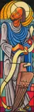 Carry Hauser, John the Evangelist (design for a window)