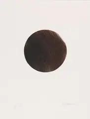 Planet by Arnulf Rainer, 1987/1992, drypoint; unframed, sold Dec 2020