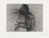 Arnulf Rainer, Wundzentralisation, 1978, drypoint; unframed