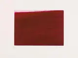 Arnulf Rainer, Red-wine, 1973/86, drypoint; unframed