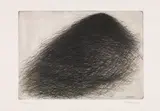 Arnulf Rainer, Hill, 1963, drypoint; unframed