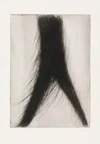 Arnulf Rainer, Womenmonument, 1961/63, drypoint; unframed