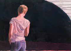 Matthias Lautner, Untitled, oil on canvas; framed