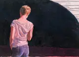 Matthias Lautner, Untitled, oil on canvas; framed