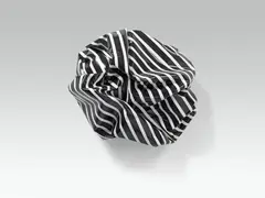 Esther Stocker, Knitterskulptur, 2015, aluminium coated paper