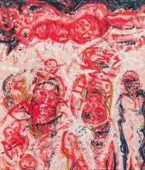 Adolf Frohner, Ein Teil vom Ganzen, 1999, oil on canvas; framed