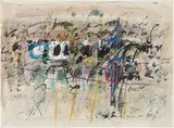 Untitled by Hans Staudacher, 1969, mixed media on paper; framed, sold Dec 2020