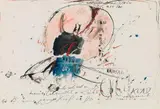 Untitled by Hans Staudacher, 1966, mixed media on paper; framed, sold Dec 2020