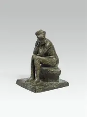 Walter Nagl, Sitting woman, bronze