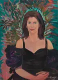 Ernst Fuchs, Portrait of Anneliese Abarth