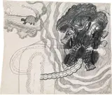 Peter Pongratz, Mr. Delaunay's Dilemma, 1969, graphite on paper; unframed
