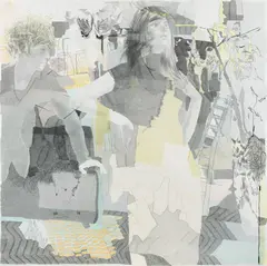 Sevda Chkoutova, Narzisse_02, 2008, graphite pencil, crayon, coloured pencil on paper