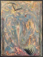 Walter Schmögner, Es lebe die Anarchie, 1991, acrylic on canvas; framed