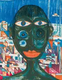 Friedensreich Hundertwasser, 221 Die Araberin/Arabian Woman/Femme Arabe