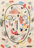 Reimo Wukounig, My nervous mother, 1986, pastel on paper; framed
