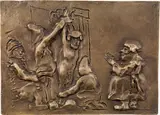 Alfred Hrdlicka, Münzer und Luther, 1983, bronze
