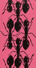 Peter Kogler, Ants, 1995, screen printing on canvas; unframed