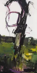 Peter Marquant, Tree, 1986, oil on canvas; framed