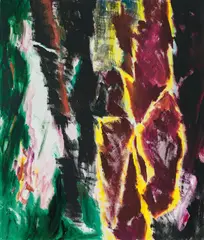 Leopold Ganzer, 08-04-35, 1991, acrylic on canvas; framed
