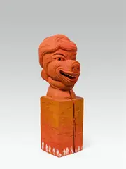 Mario Dalpra, Untitled, wooden sculpture, painted with acryl