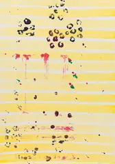Oswald Oberhuber, Untitled, 1987, oil on canvas; framed