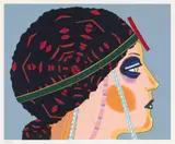 Kiki Kogelnik, Doctors wife, 1979, serigraph; framed