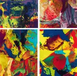 Gerhard Richter, Ifrit (P08); Bagdad (P09); Bagdad (P10); Aladin (P11)