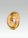 Wander Bertoni, Das "C", Entwurf, 1955, bronze, polished