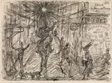 Alfred Kubin, Nocturnal street scene