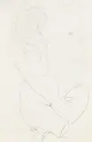 Egon Schiele, Female nude, 1912, pencil on paper