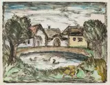 Franz von Zülow, Duck pond near a village