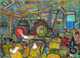 Eduard Bäumer, The peasants' treasury, 1966, oil on canvas