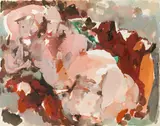 Gustav Hessing, Nude, c. 1960, watercolour on paper