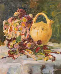 Demeter Koko, Bunch of flowers, 1924, oil on canvas