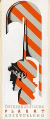 Joseph Binder, Austrian poster exhibition - small original design, 1928, tempera, pencil on paper