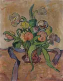 Ilka Kuczynska-Fessler, Tulips, c. 1929, oil on canvas