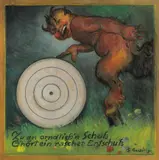 Fritz Gareis, Decorated target "Devil, c. 1934, oil on panel